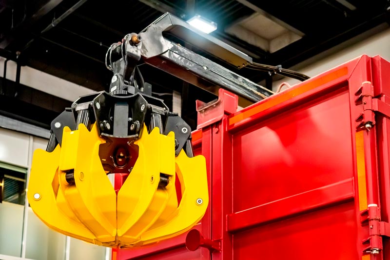 m h drives rings motors application hydraulic pick up lifting claw