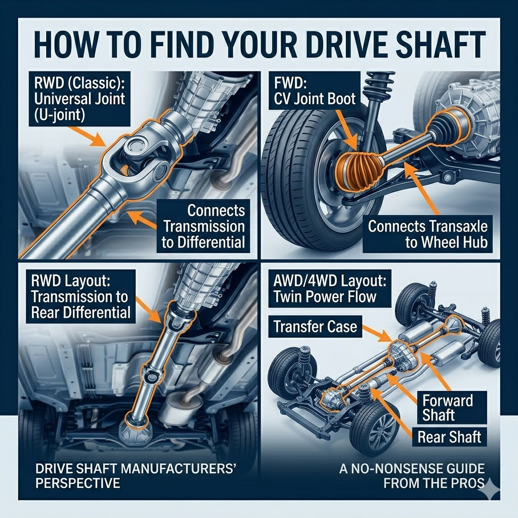 Where is the Drive Shaft Located in a Car?A No-Nonsense Guide from the Pros 2 image